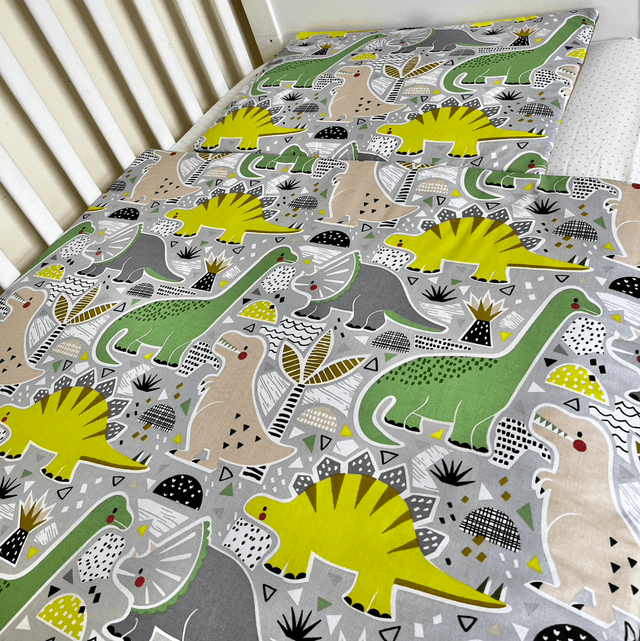 Dinosaur Adventure (Green) | Kids Blanket Set