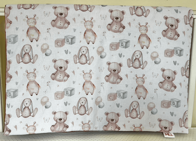 Teddy Bear & Toy Blocks | Kids Blanket Set