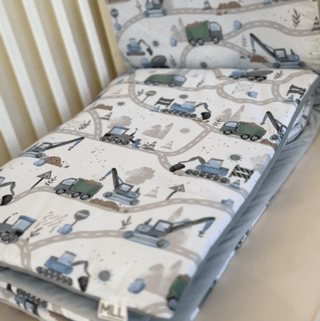 Construction Zone Dreams | Kids Blanket Set