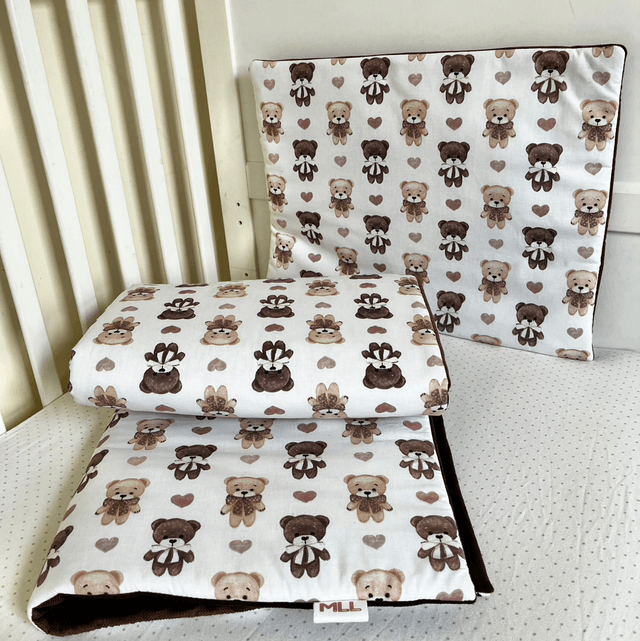 Teddy Bear | Kids Blanket Set