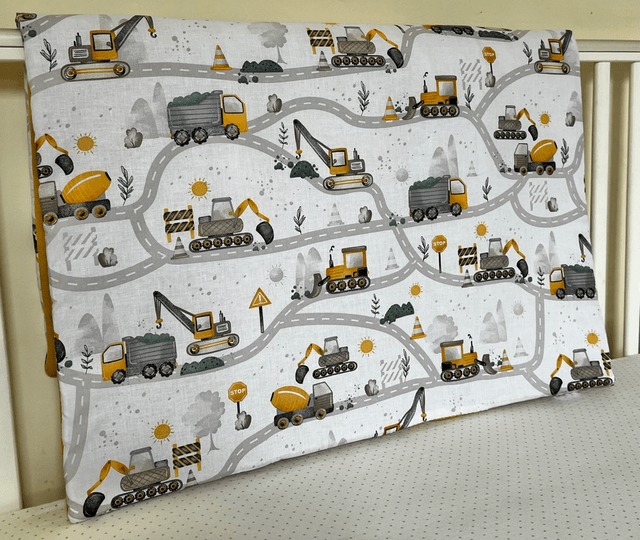 Digger Days (Yellow) | Kids Blanket Set