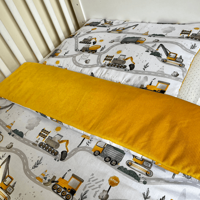 Digger Days (Yellow) | Kids Blanket Set
