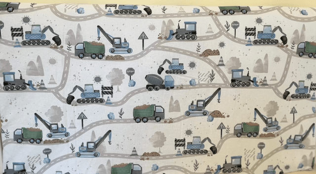 Construction Zone Dreams | Kids Blanket Set