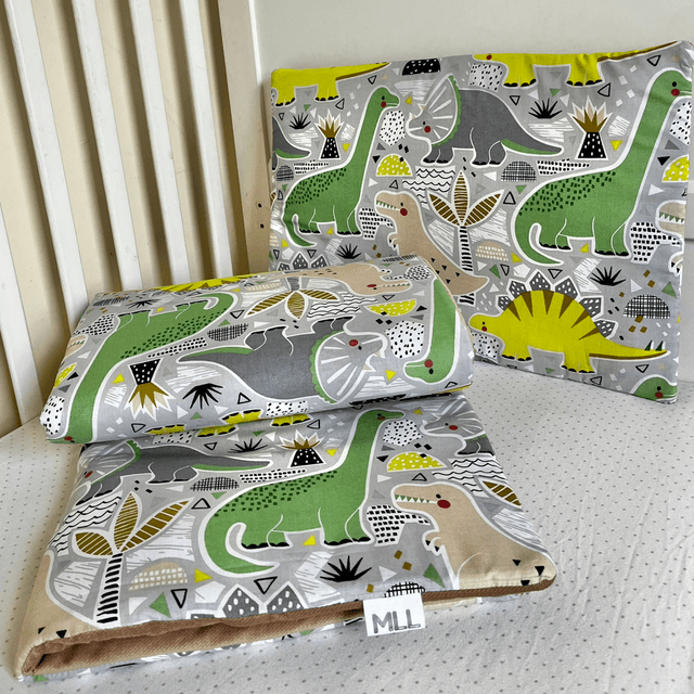 Dinosaur Adventure (Green) | Kids Blanket Set
