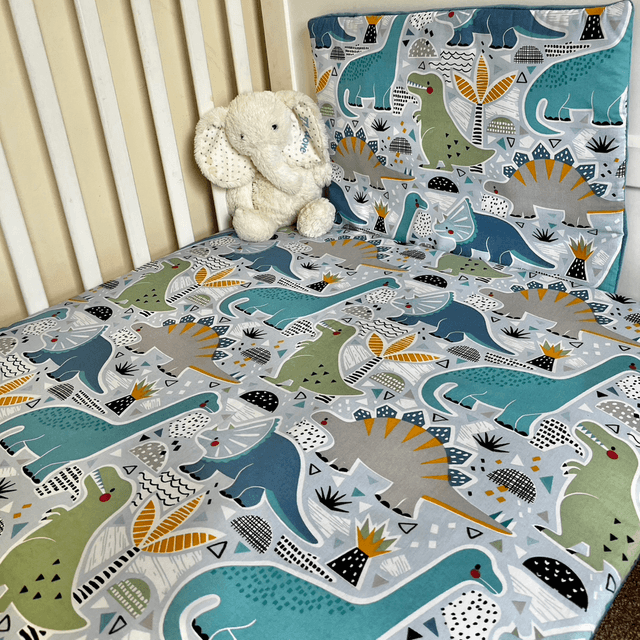 Dinosaur Adventure (Blue) | Kids Blanket Set 