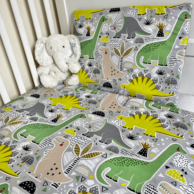 Dinosaur Adventure (Green) | Kids Blanket Set